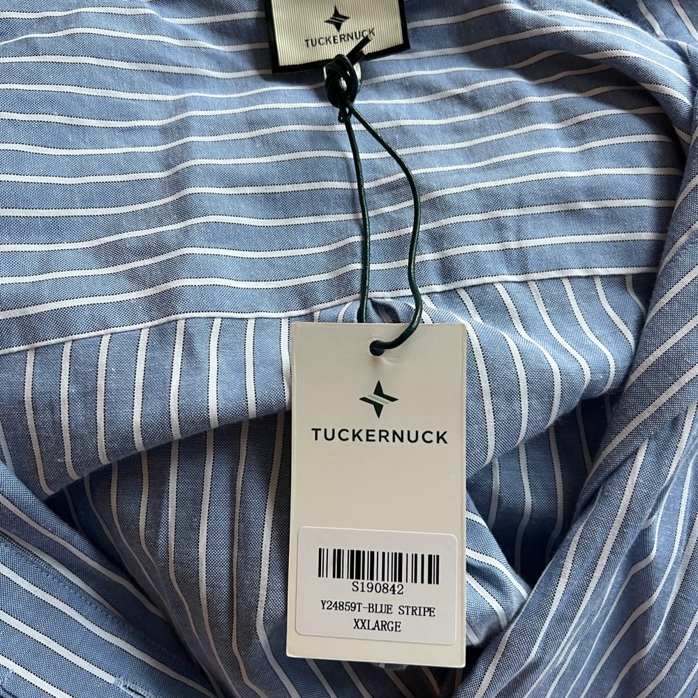 Tuckernuck Blue Stripe Piper Work Dress NWT XXL - Picture 6 of 8